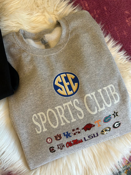 Sec sports club Sweatshirt grey