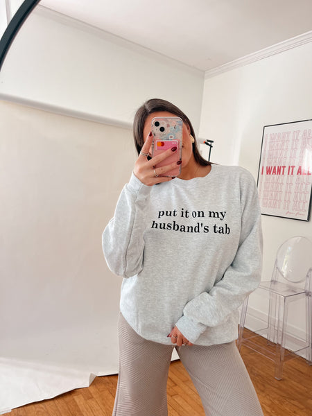 Husband’s Tab Sweatshirt