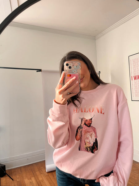 Post Malone Pink Sweatshirt